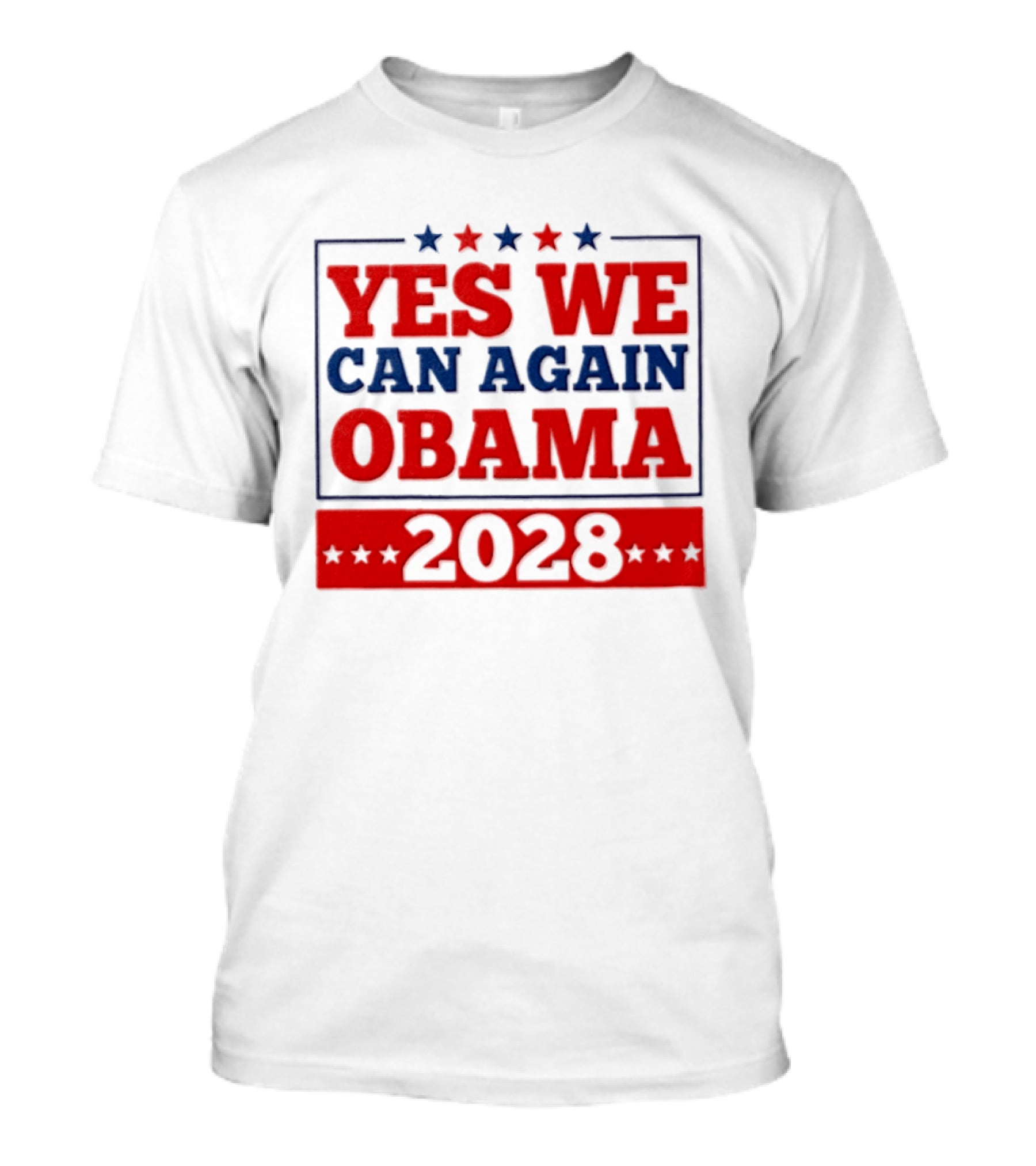 Yes We Can Again Obama 2028 Political Presidential Campaign T-Shirt
