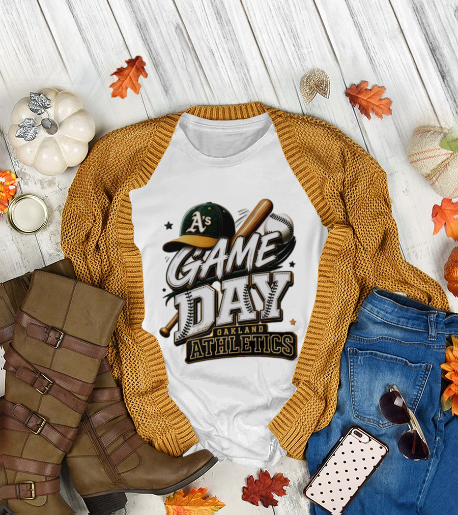 Oakland Athletics MLB Game Day A's Baseball 2026 T-Shirt