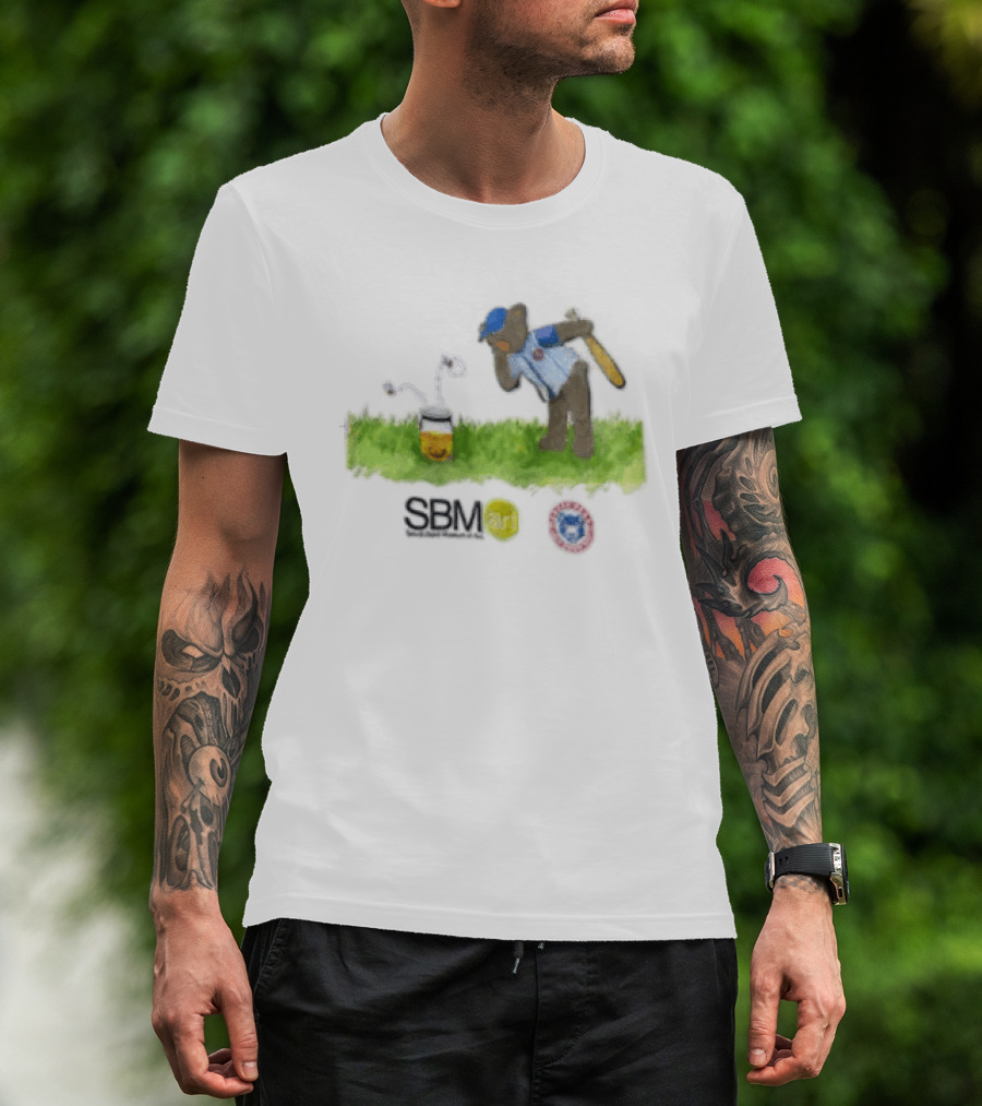 SB Mart South Bend Cubs Baseball Bear Museum T-Shirt