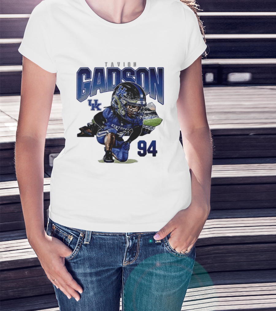 Tavion Gadson Kentucky Wildcats Football 94 UK T-Shirt