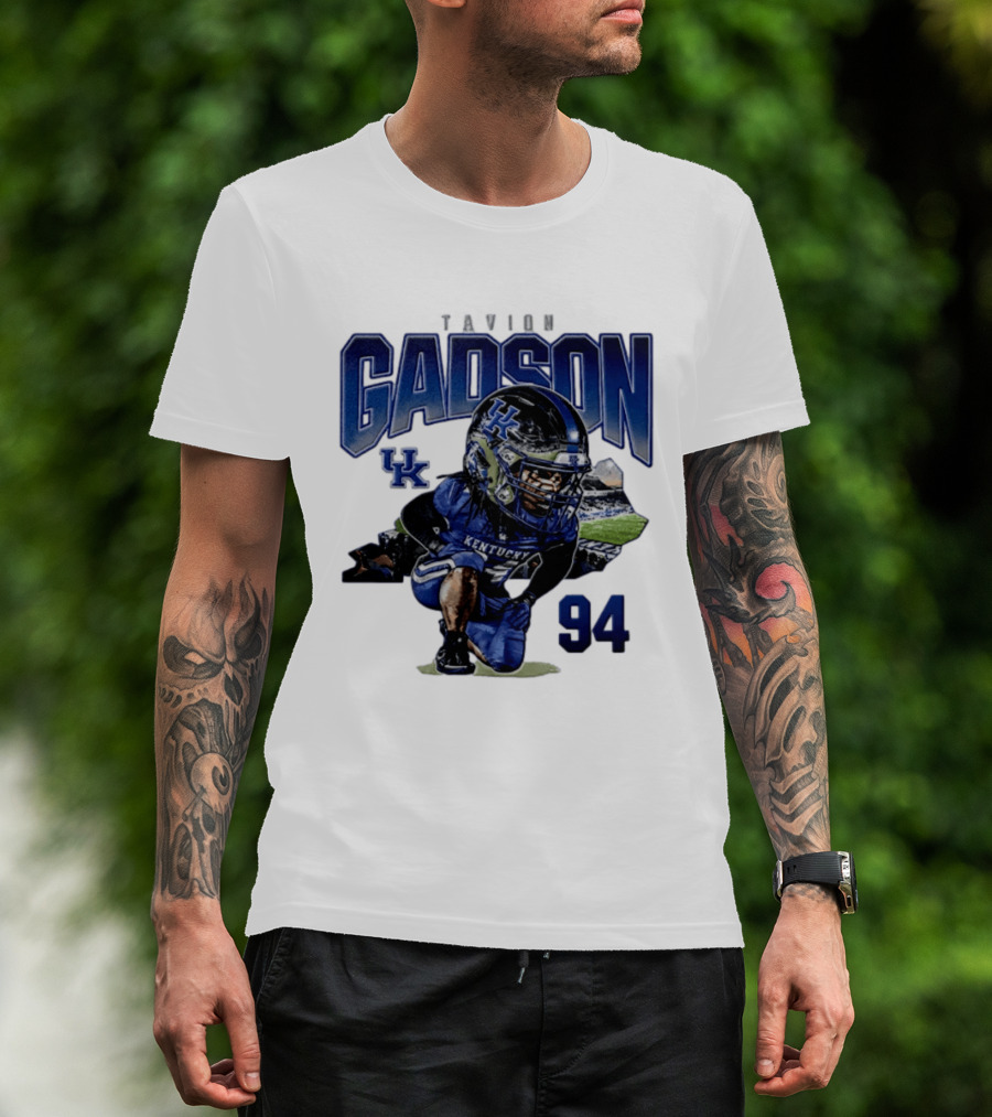 Tavion Gadson Kentucky Wildcats Football 94 UK T-Shirt