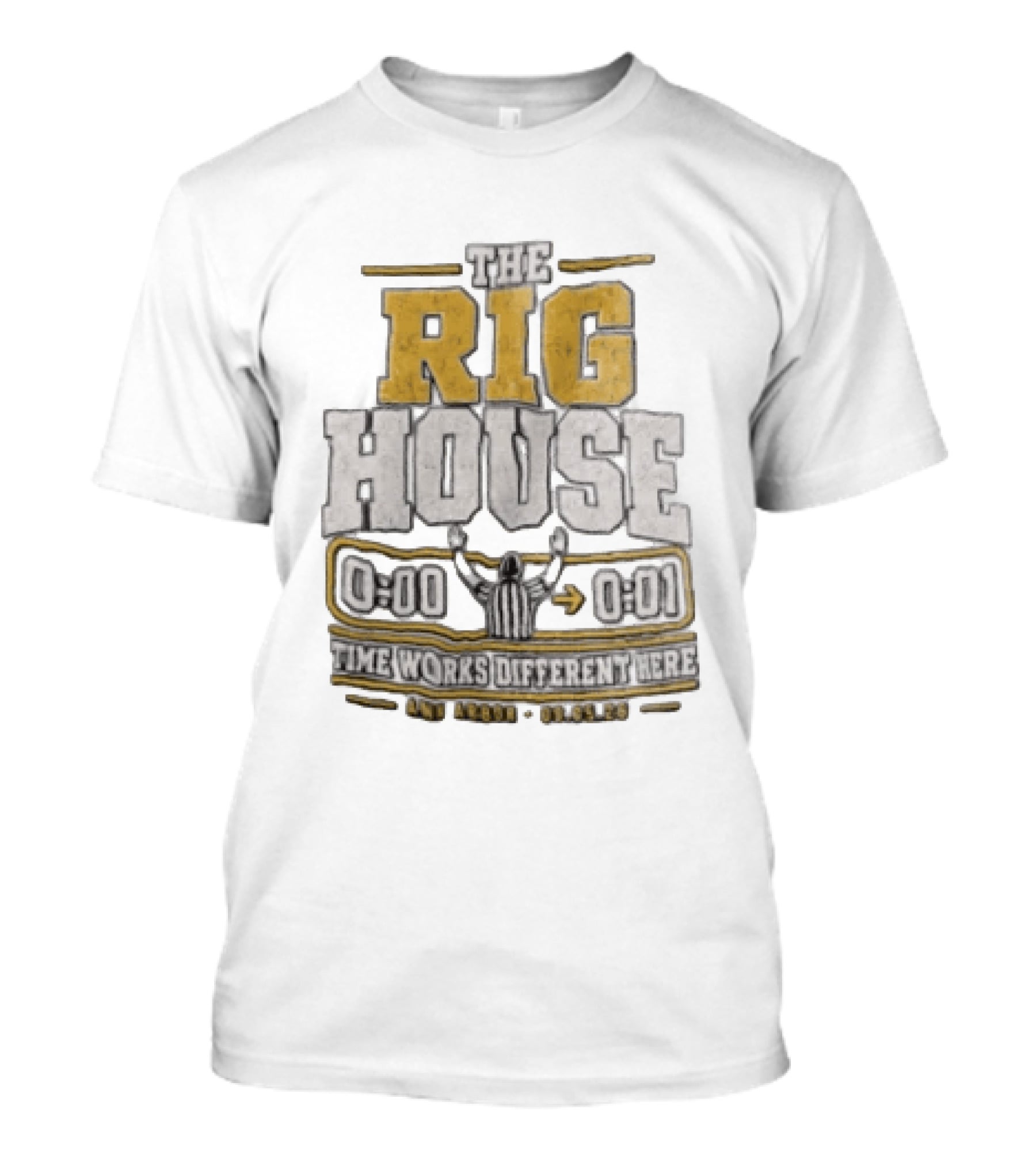The Big House 0 00 To 0 01 Time Works Different Here Ann Arbor 09 05 26 T-Shirt