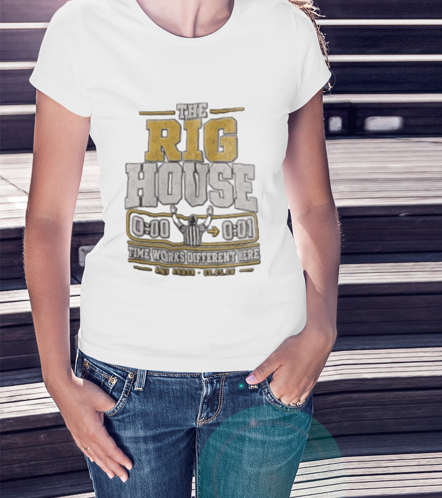 The Big House 0 00 To 0 01 Time Works Different Here Ann Arbor 09 05 26 T-Shirt