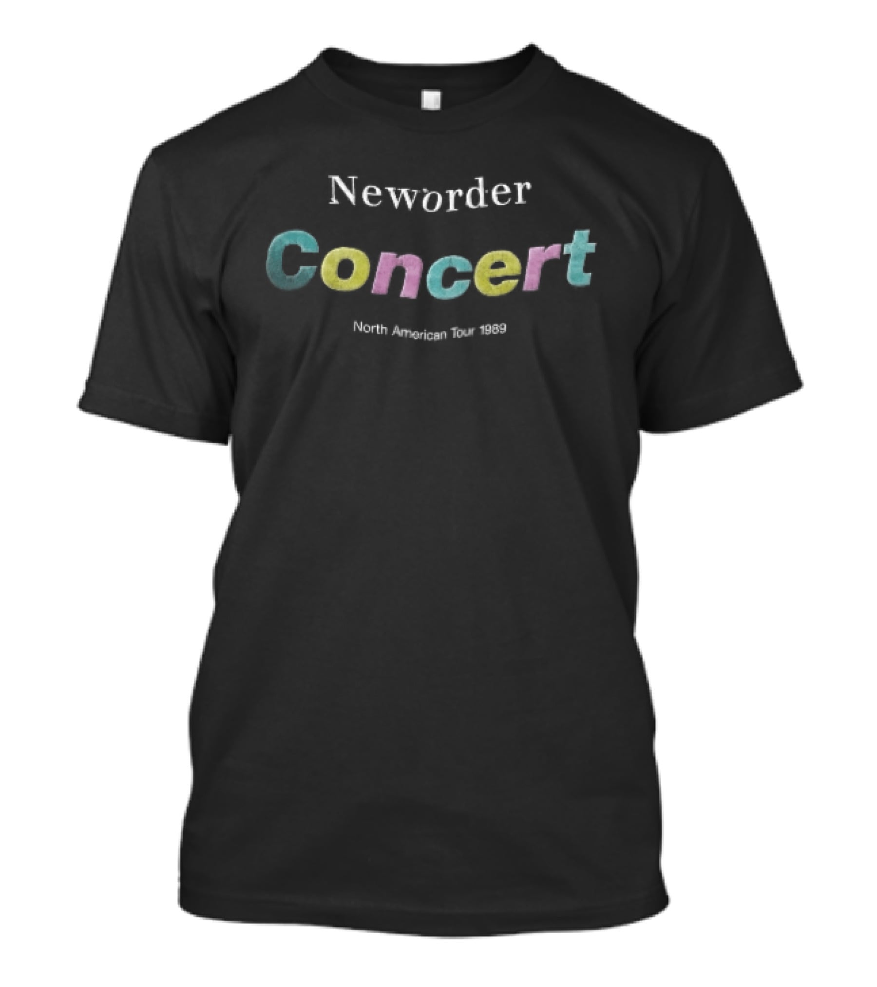 Neworder Concert North American Tour 1989 T-Shirt