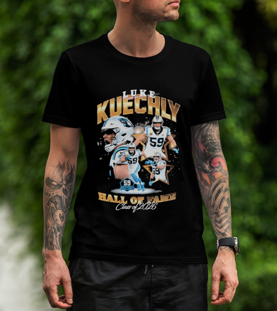 Luke Kuechly Panthers Hall Of Fame Class Of 2026 T-Shirt