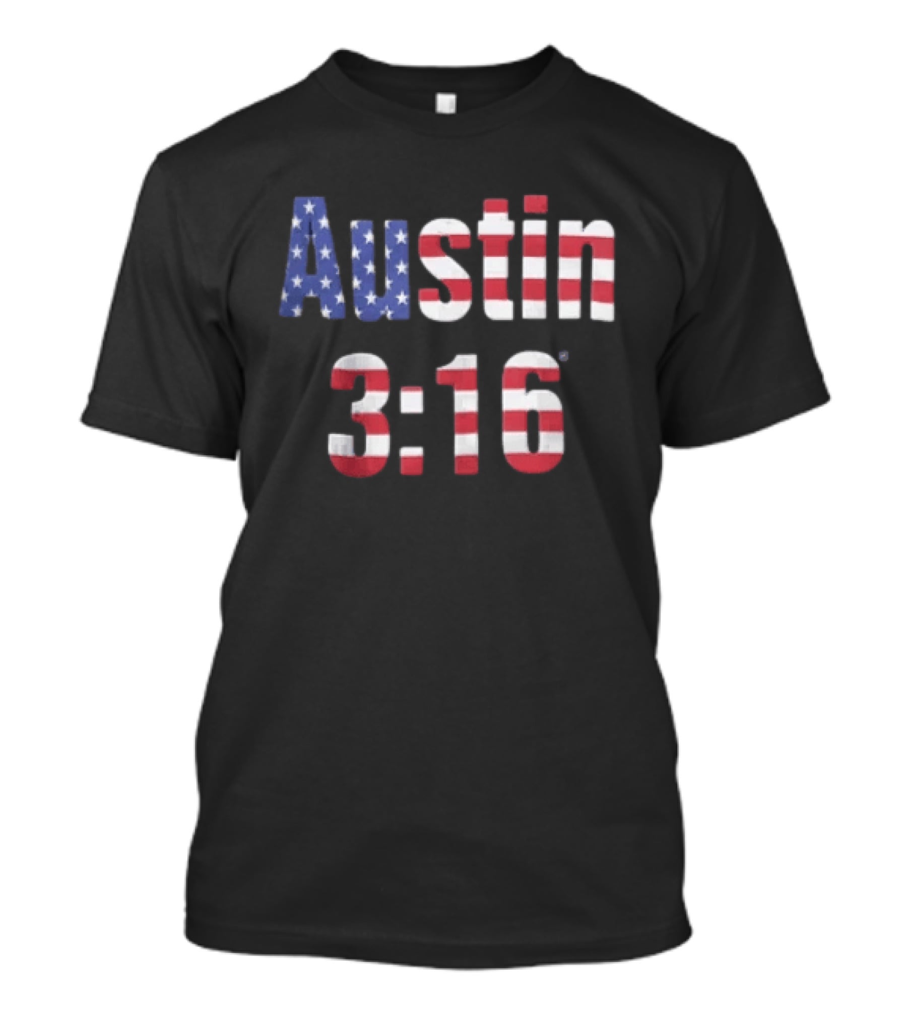 Steve Austin 3 16 American Flag WWE Stone Cold T-Shirt
