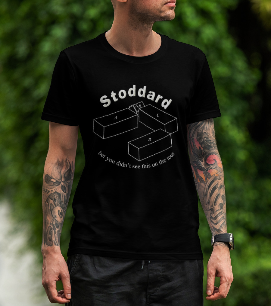 Stoddard Bet You Didn't See This On The Tour Isometric Buildings Diagram Line T-Shirt