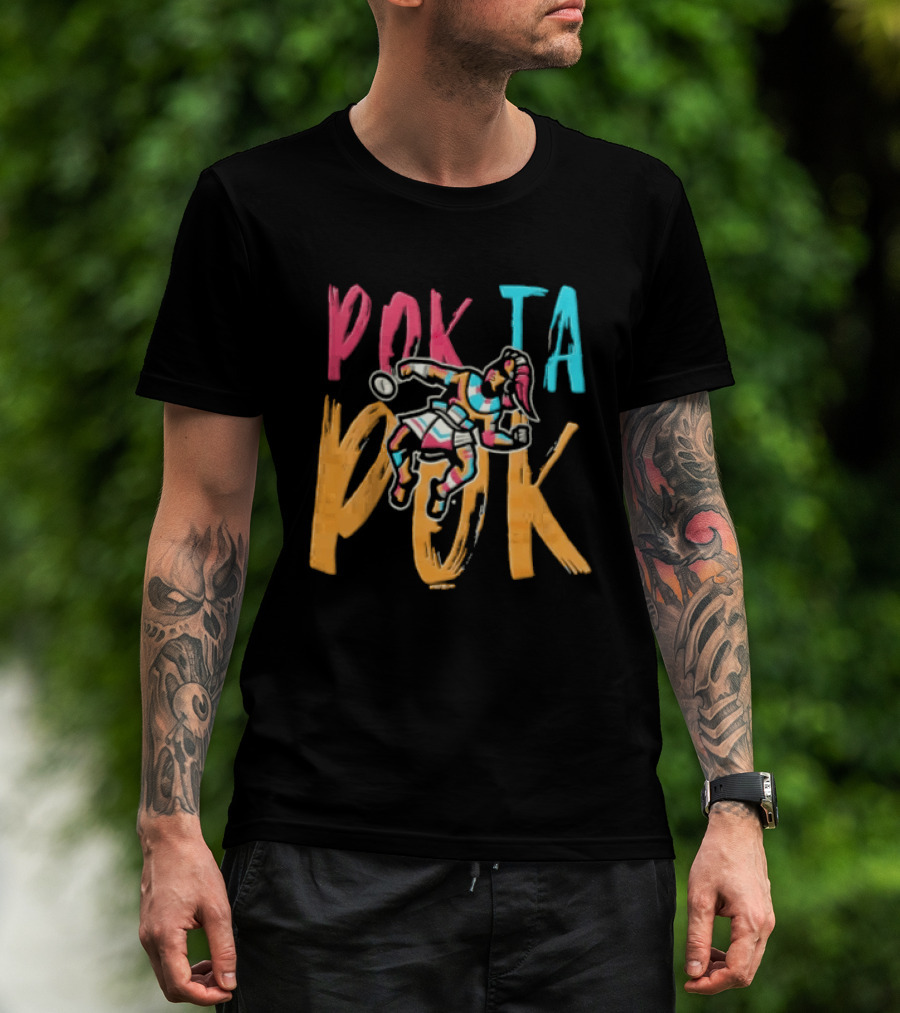 Pok Ta Pok Copa Pensacola Pensacola Blue Wahoos MiLB Baseball Playful Athletic T-Shirt