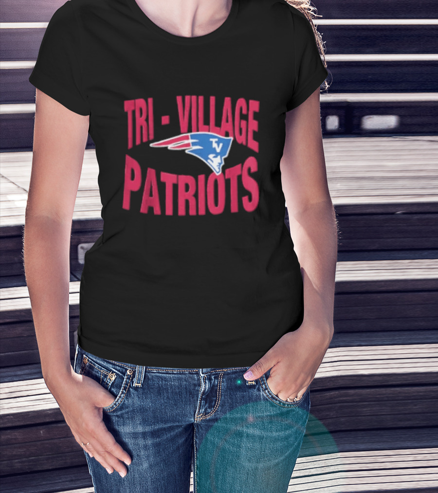 Tri Village Patriots New England Patriots Football 2026 Logo TV T-Shirt