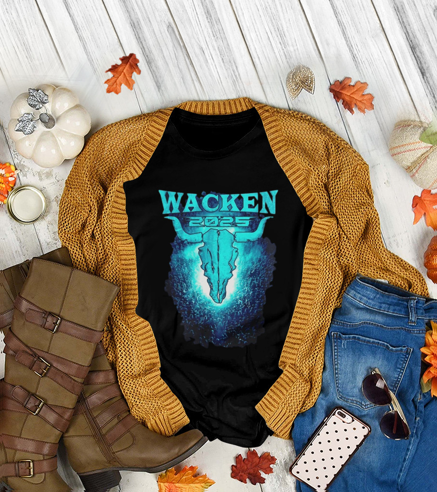 Wacken 2025 Festival Moshpit July 30 To August 2 Schleswig Holstein Germany T-Shirt