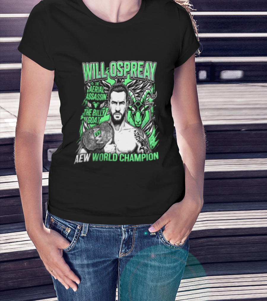 Will Ospreay Aerial Assassin Billy Goat World Champion T-Shirt