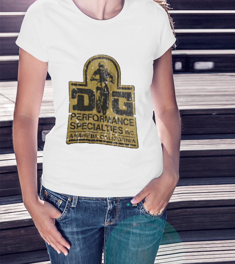 Dg Bmx 1974 Performance Specialties Inc Anaheim California T-Shirt