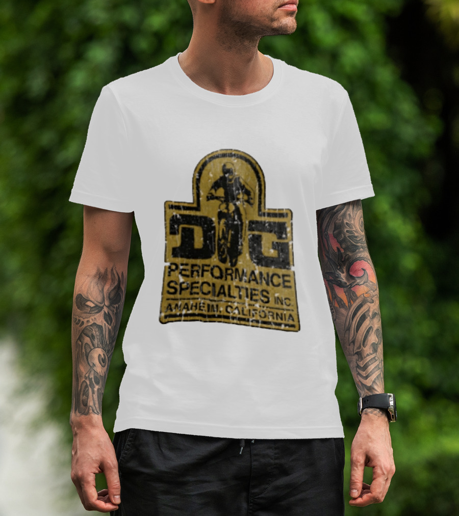 Dg Bmx 1974 Performance Specialties Inc Anaheim California T-Shirt