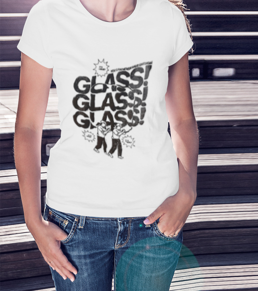 Glass Liquid You Can Never Have Enough Pizza Slice Bubbles T-Shirt