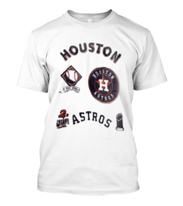 Houston Astros 2x Champs Baseball EST 1962 T-Shirt