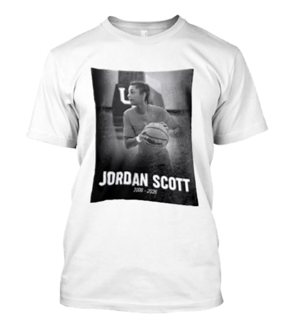 Jordan Scott Basketball Tribute 2006 2026 RIP Memories T-Shirt