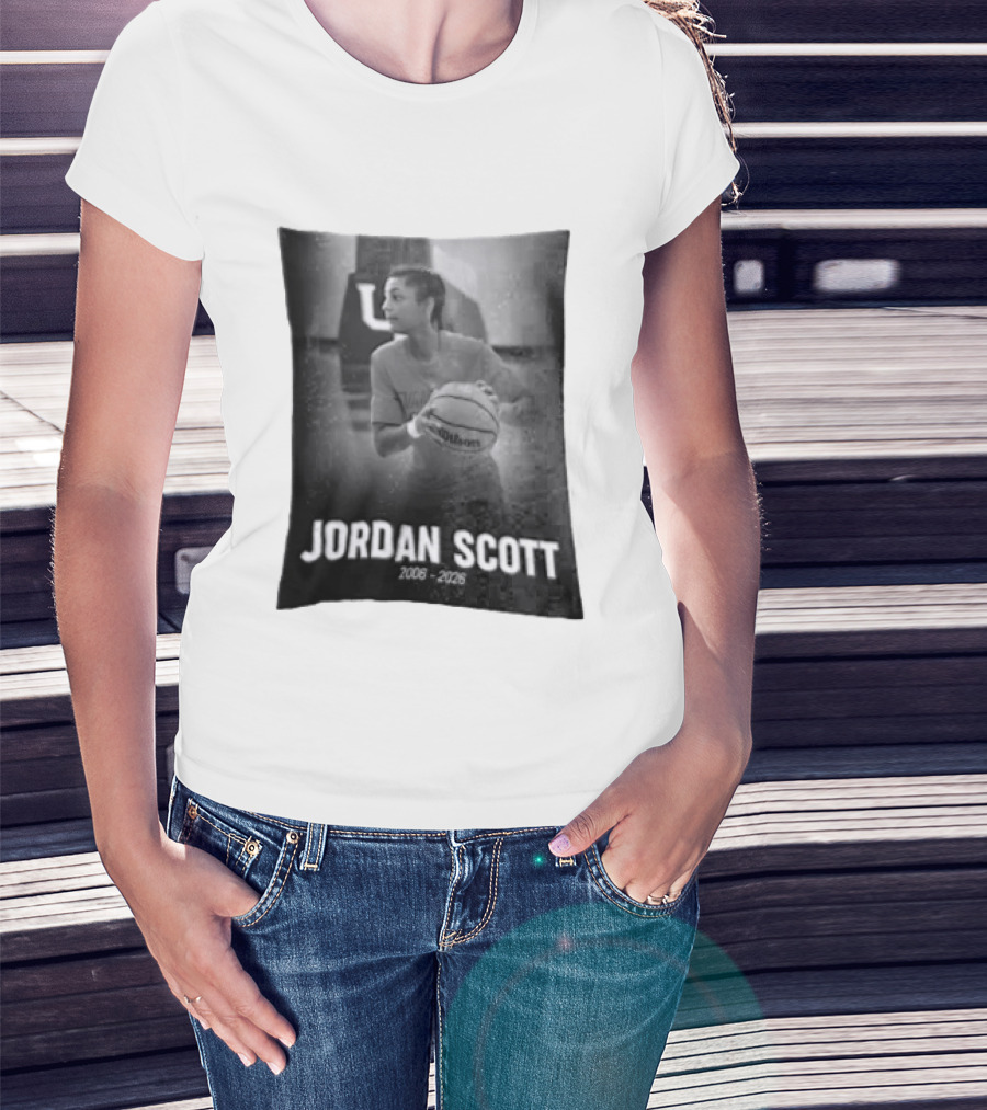 Jordan Scott Basketball Tribute 2006 2026 RIP Memories T-Shirt