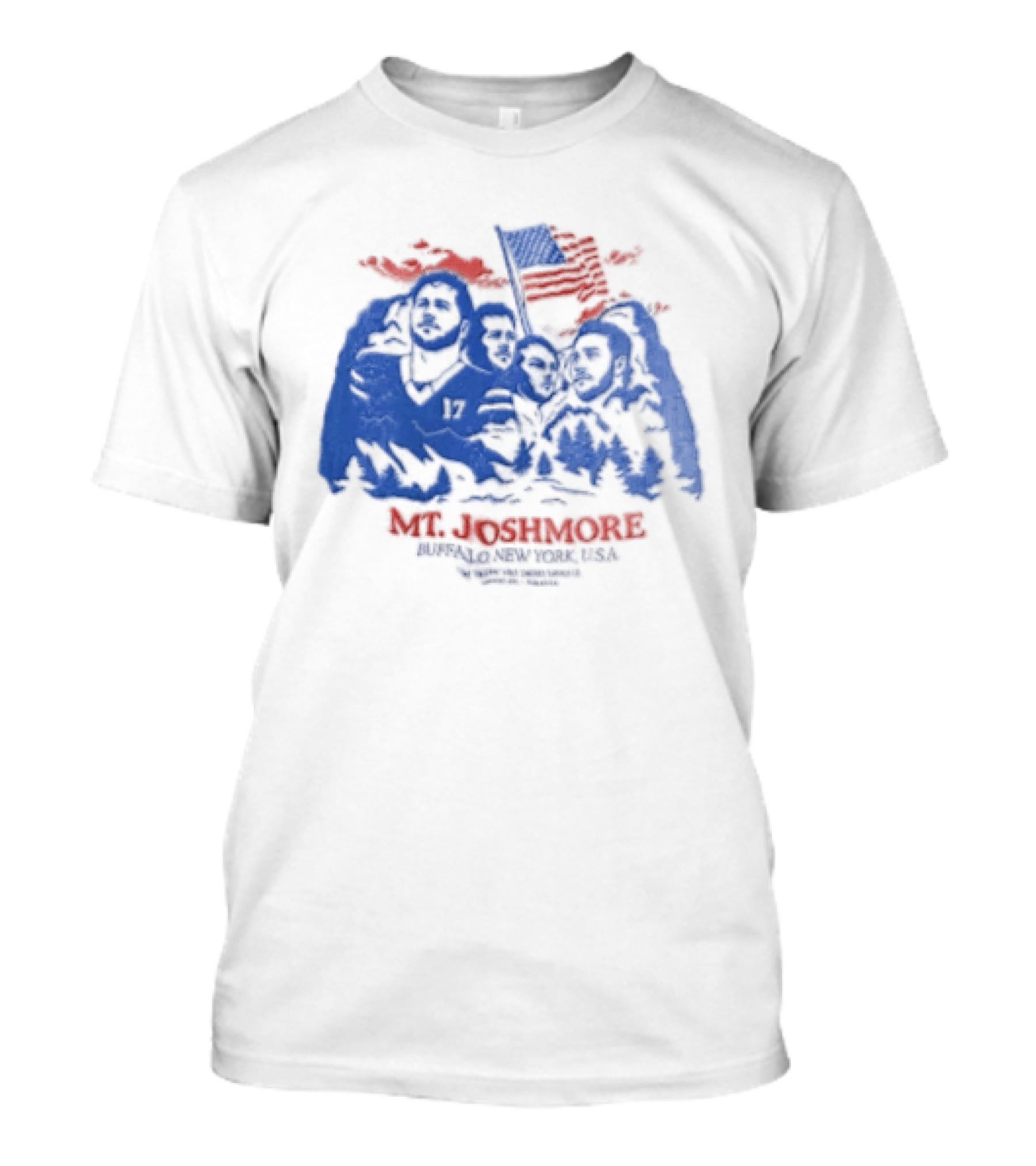 Mt. Joshmore Buffalo New York USA Josh Allen Football Fans Collectible T-Shirt