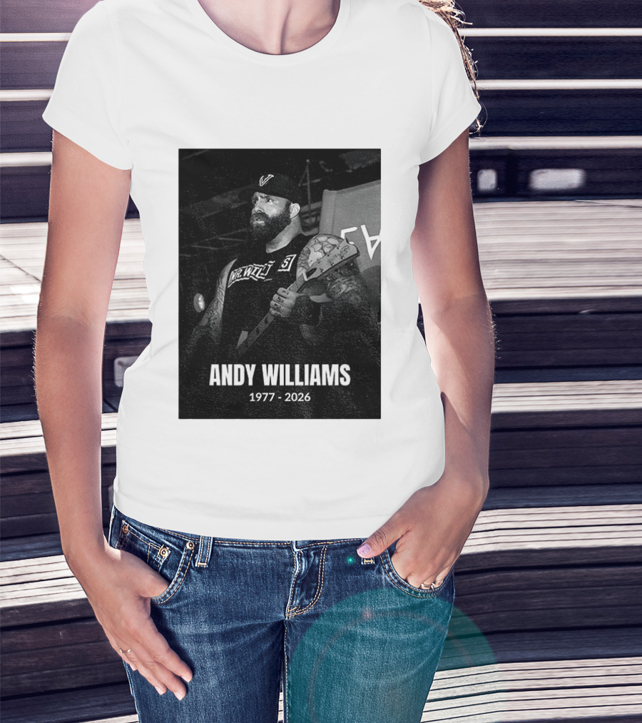 Andy Williams 1977 2026 Every Time I Die T-Shirt