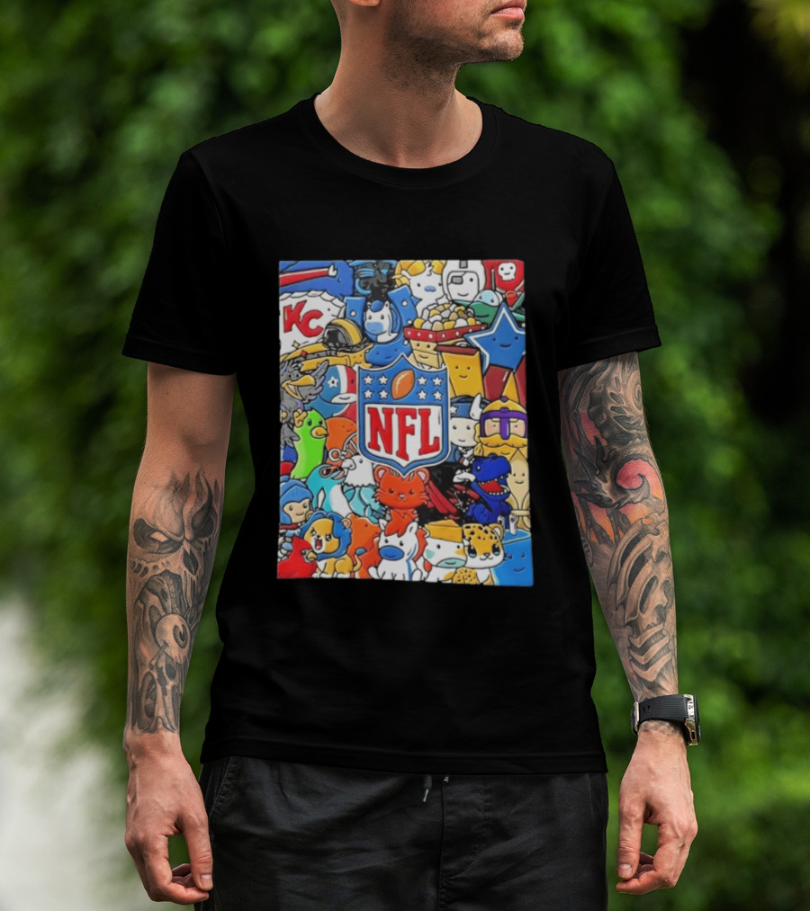 NFL KC Mascots And Football Is Officially Back 2026 T-Shirt