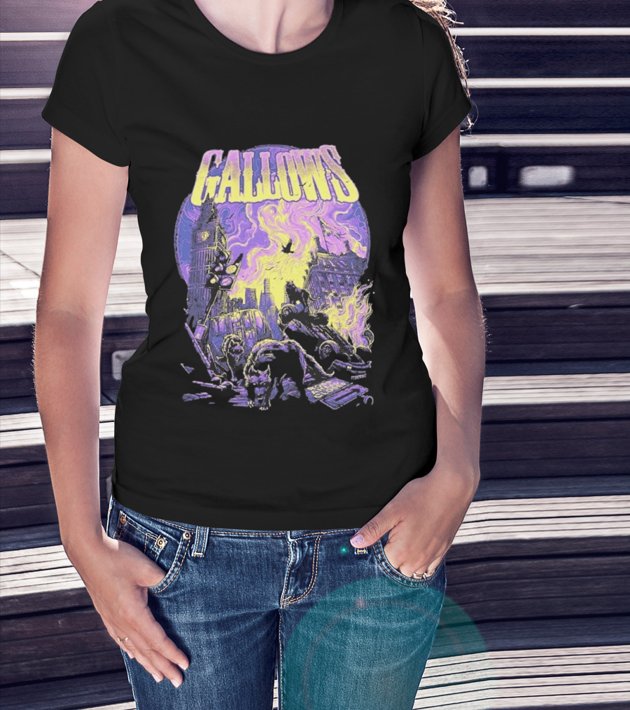 Gallows Orchestra Of Wolves Big Ben Chaos By Dan Mumford T-Shirt