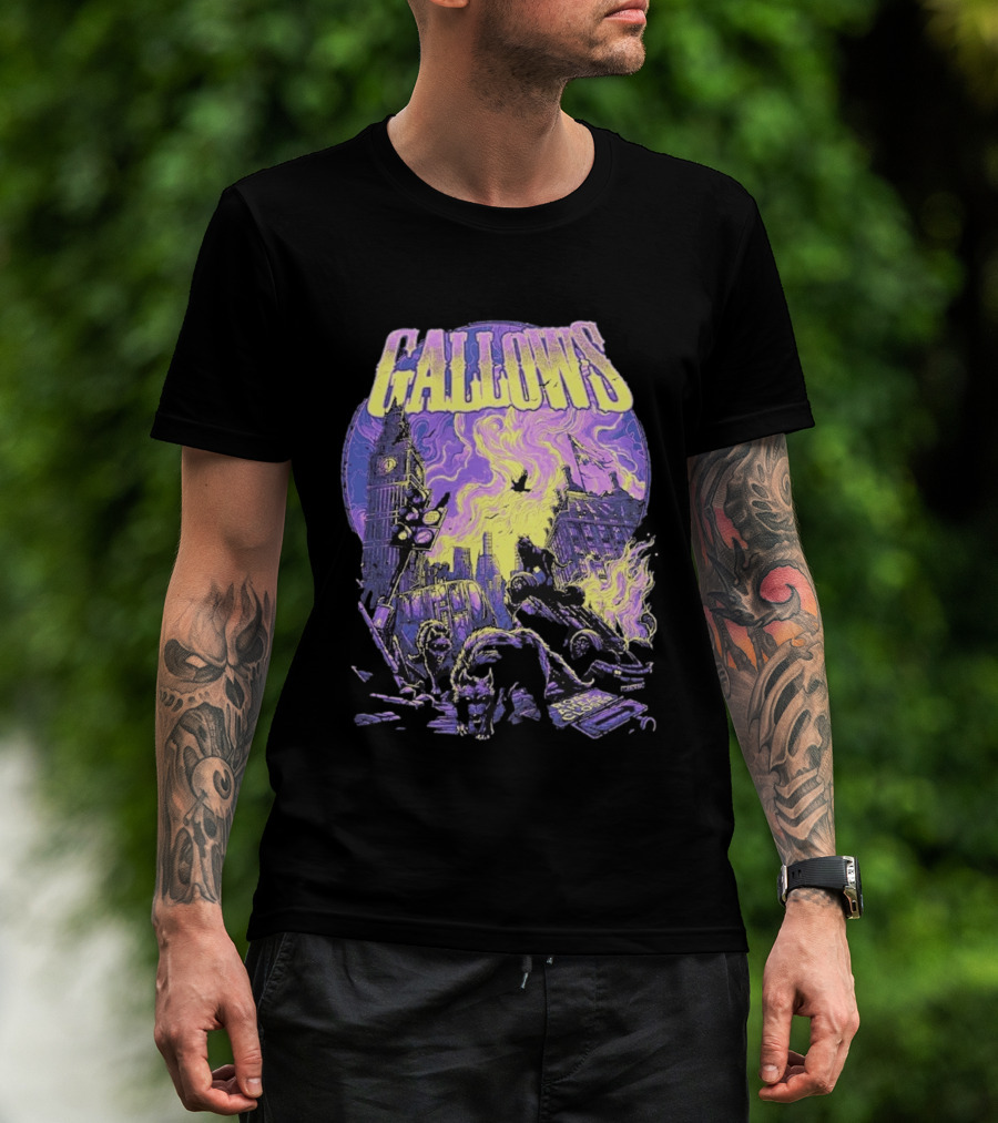 Gallows Orchestra Of Wolves Big Ben Chaos By Dan Mumford T-Shirt