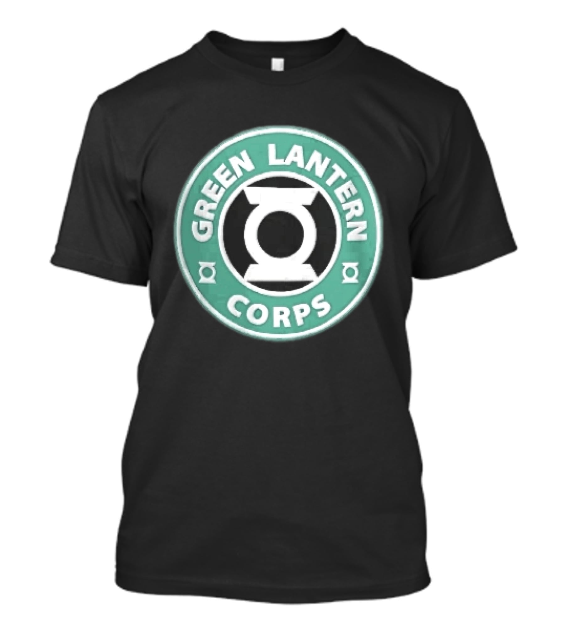 Green Lantern Corps Circular Coffee Power Ring T-Shirt