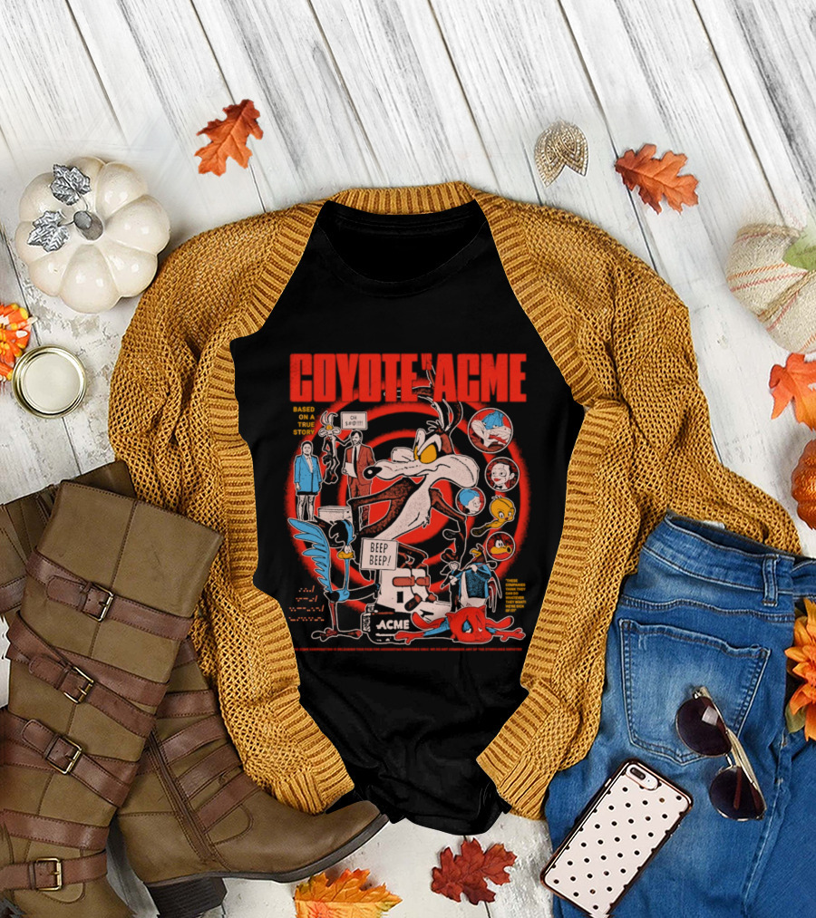 Coyote Vs Acme Based On A True Story Warner Bros Animation T-Shirt