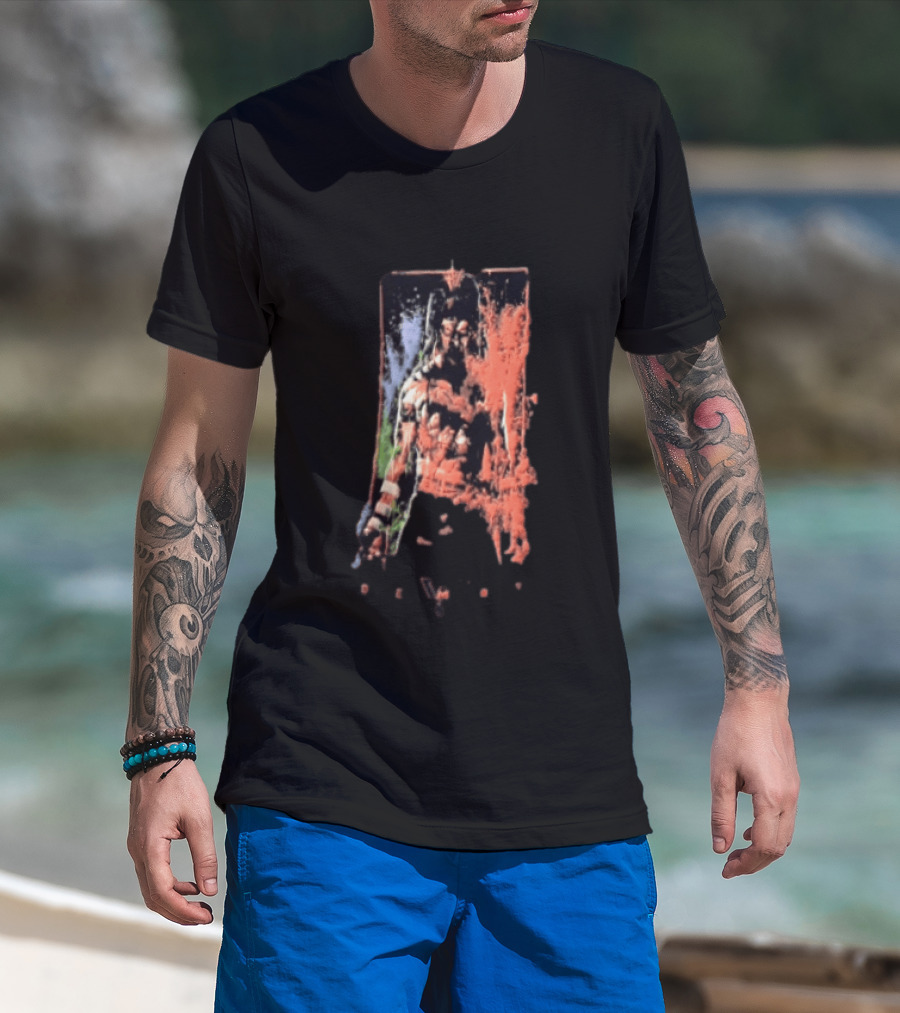 Finn Balor The Demon WWE Paint Splatter T-Shirt