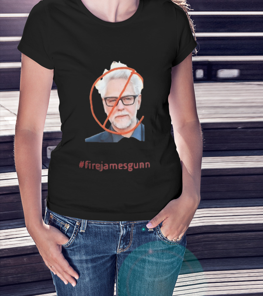 #FireJamesGunn Photo Red No T-Shirt