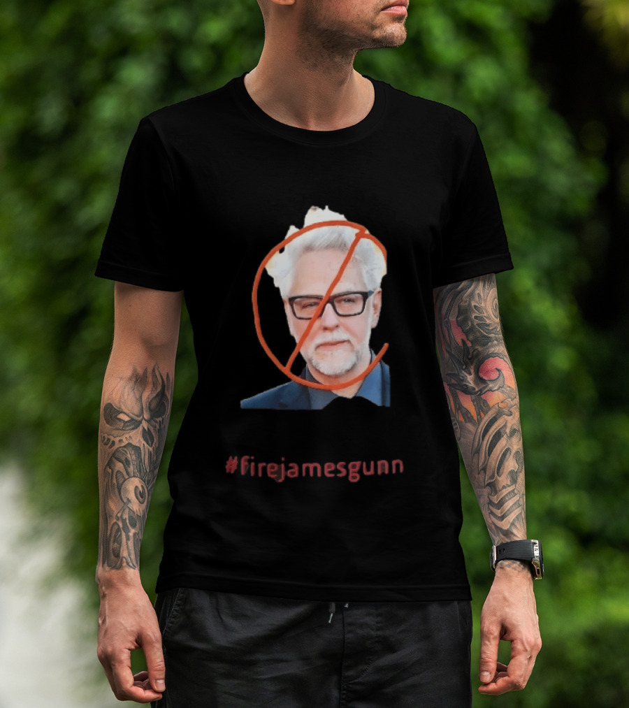 #FireJamesGunn Photo Red No T-Shirt