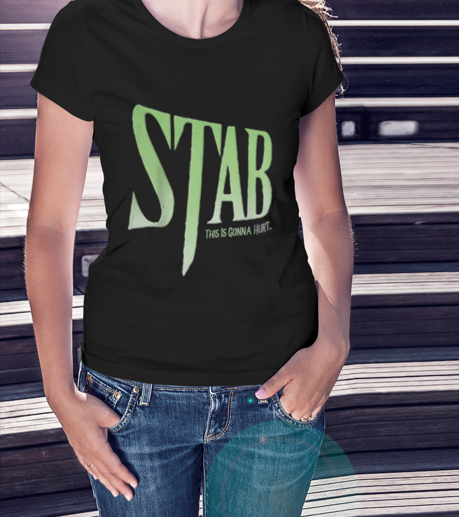 Stab This Is Gonna Hurt Knife Horror Movie T-Shirt