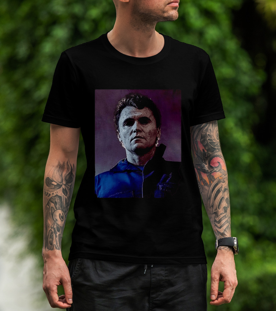 Mikirk Myers Michael Myers X Charlie Kirk T-Shirt