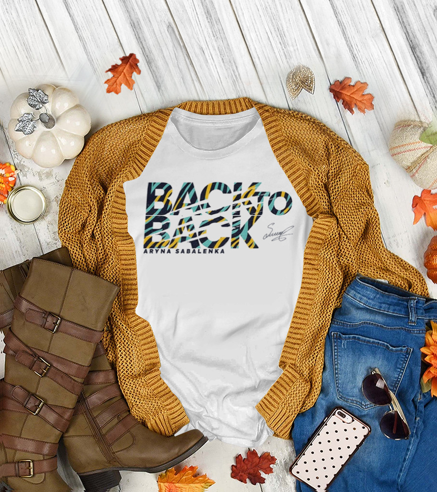 Back To Back Aryna Sabalenka Tiger Stripes T-Shirt
