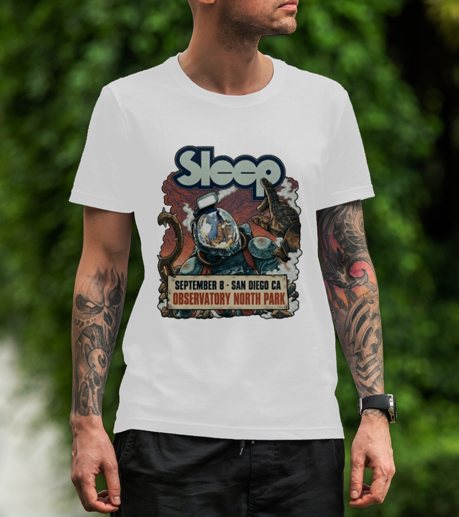 Sleep Sep 8 2026 Observatory North Park In San Diego California T-Shirt