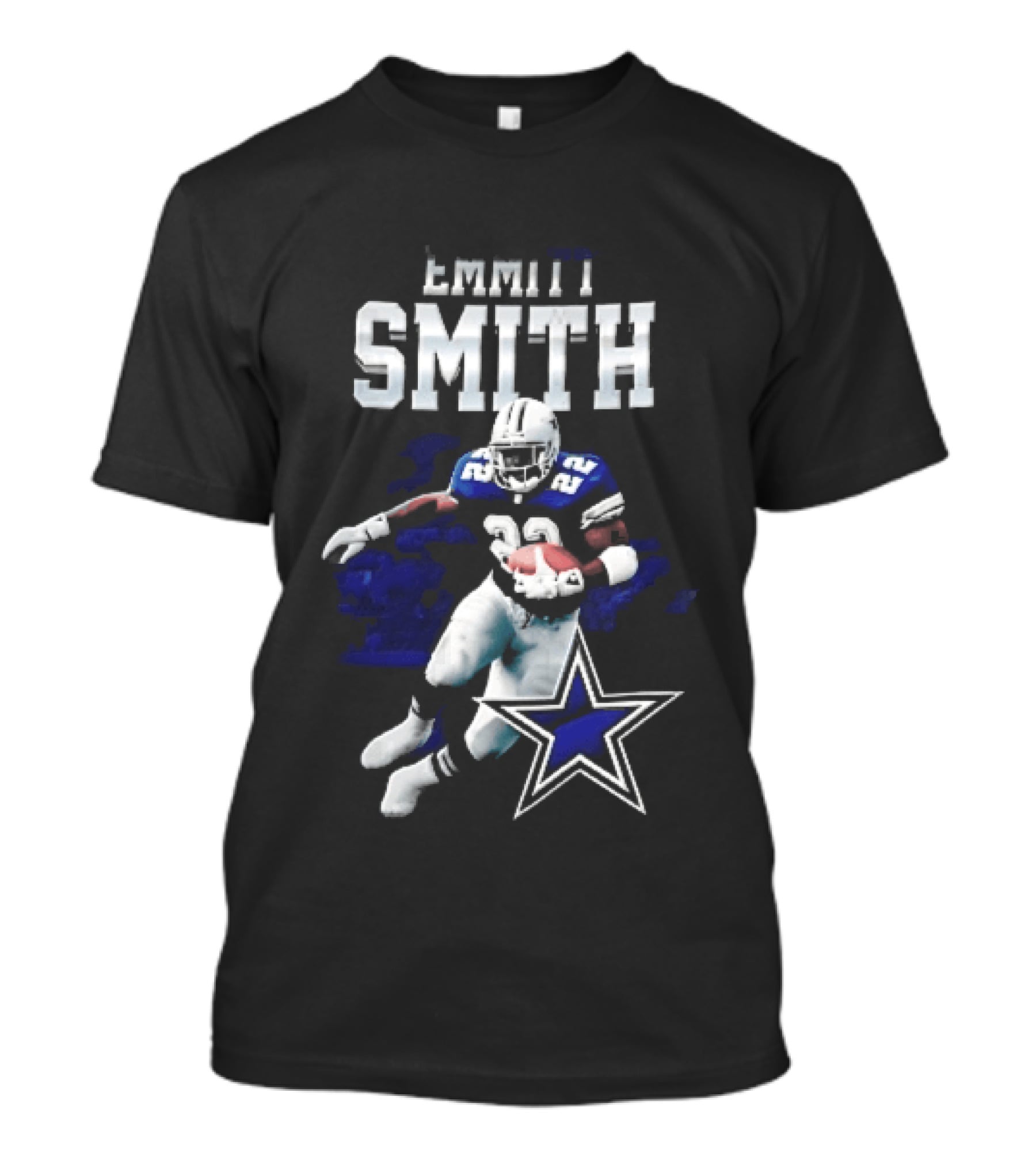 Dallas Cowboys Emmitt Smith 22 Running Player Football Star T-Shirt