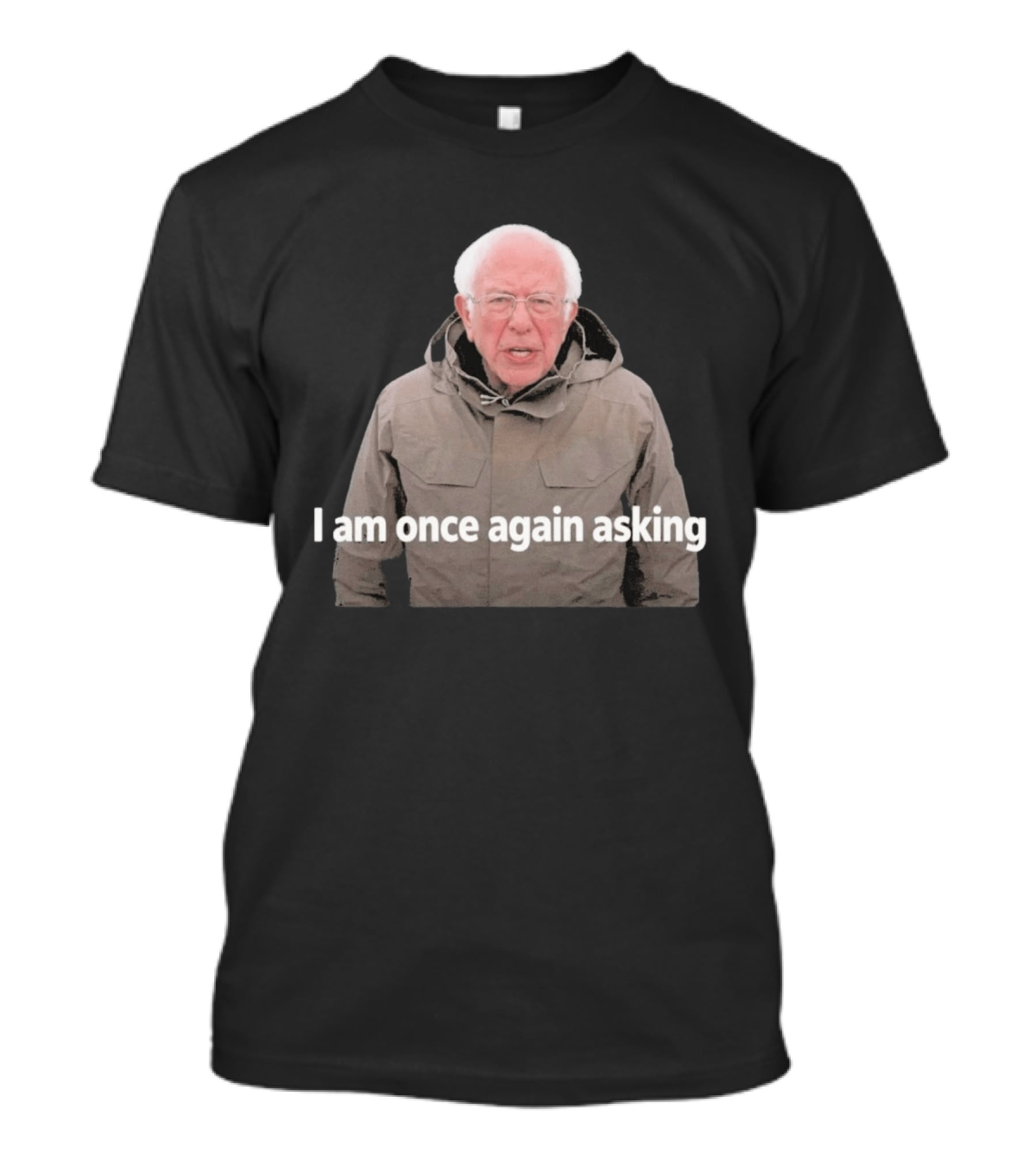 Bernie Sanders I Am Once Again Asking Meme T-Shirt
