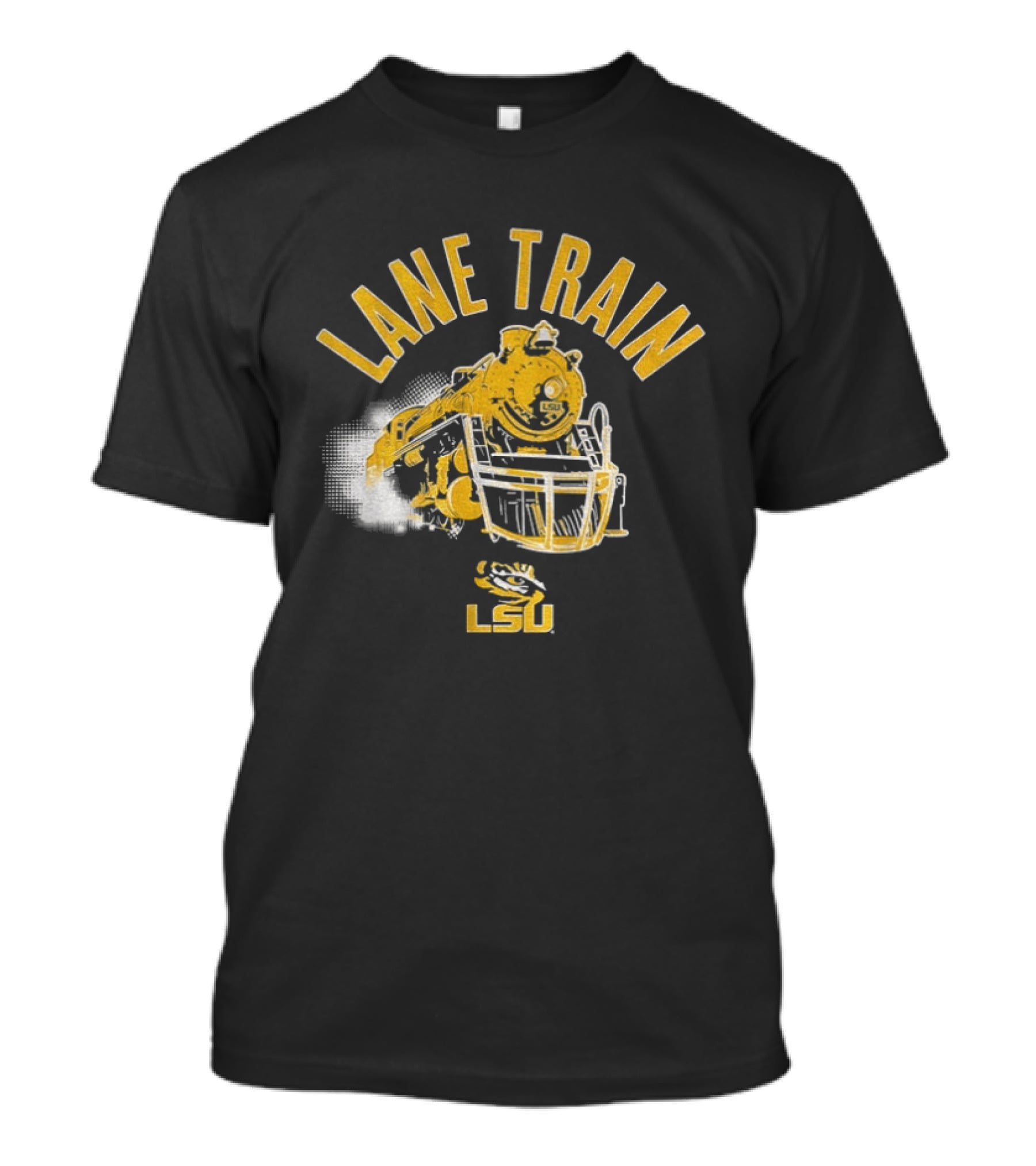LSU Lane Train Football Helmet Lane Kiffin T-Shirt