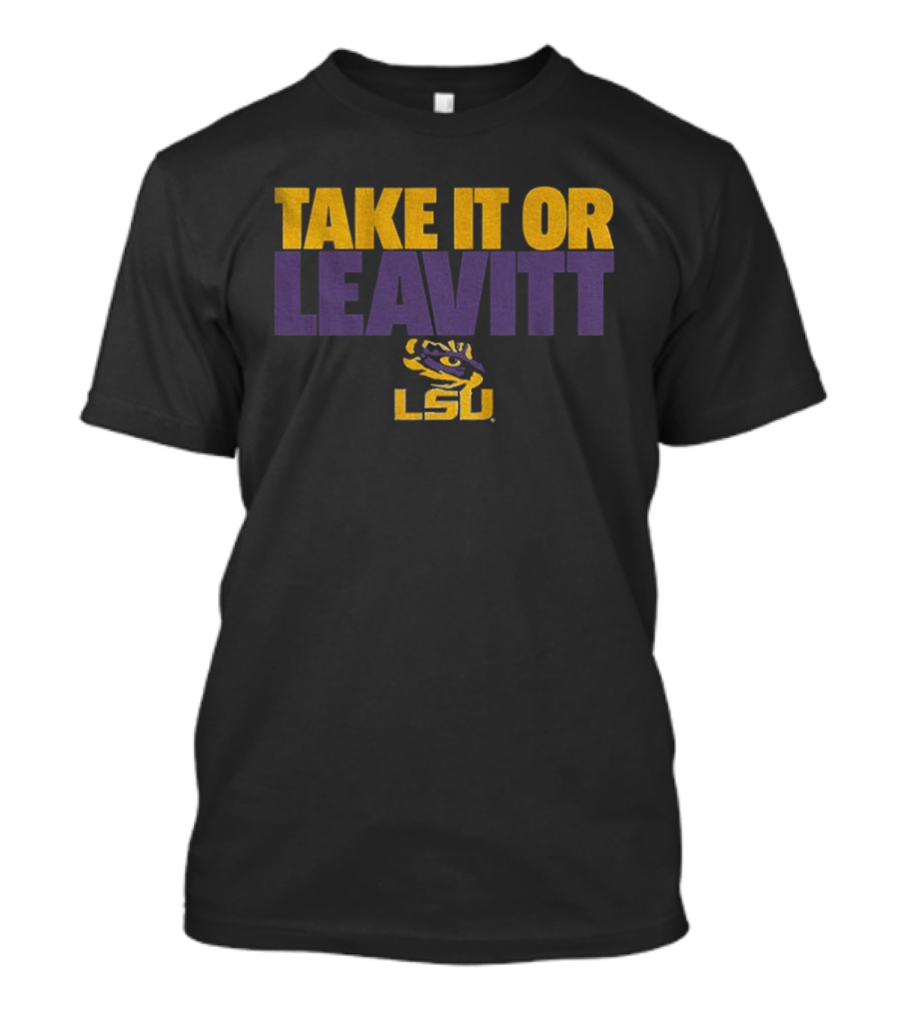 LSU Football Take It Or Leavitt Tiger Eye T-Shirt