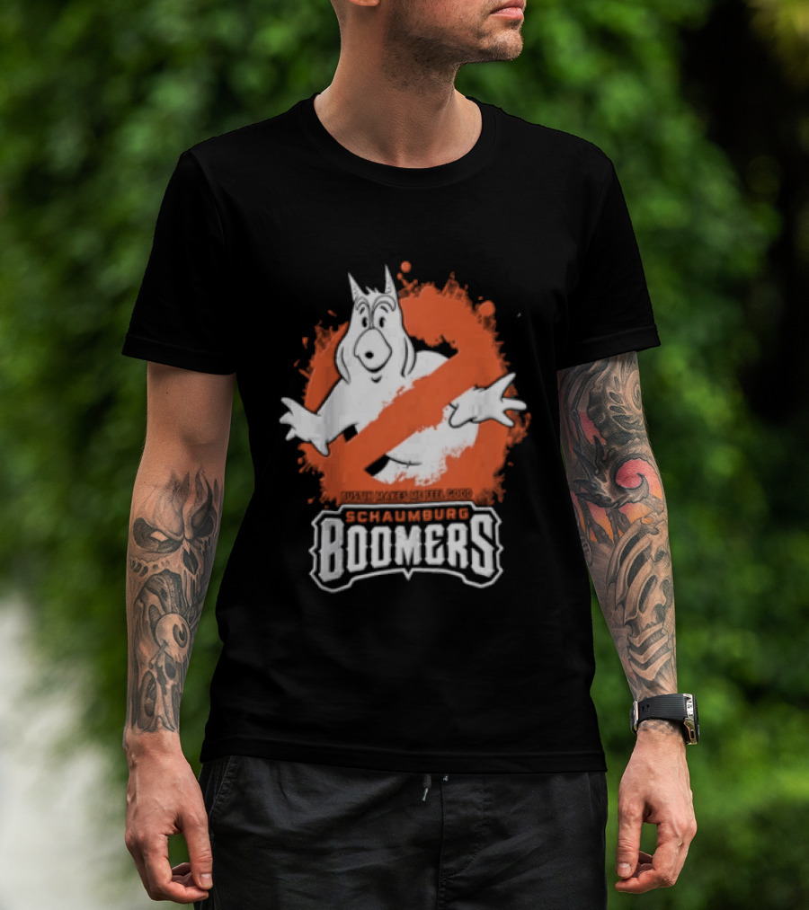 Schaumburg Boomers Bustin Makes Me Feel Good Ghostly T-Shirt