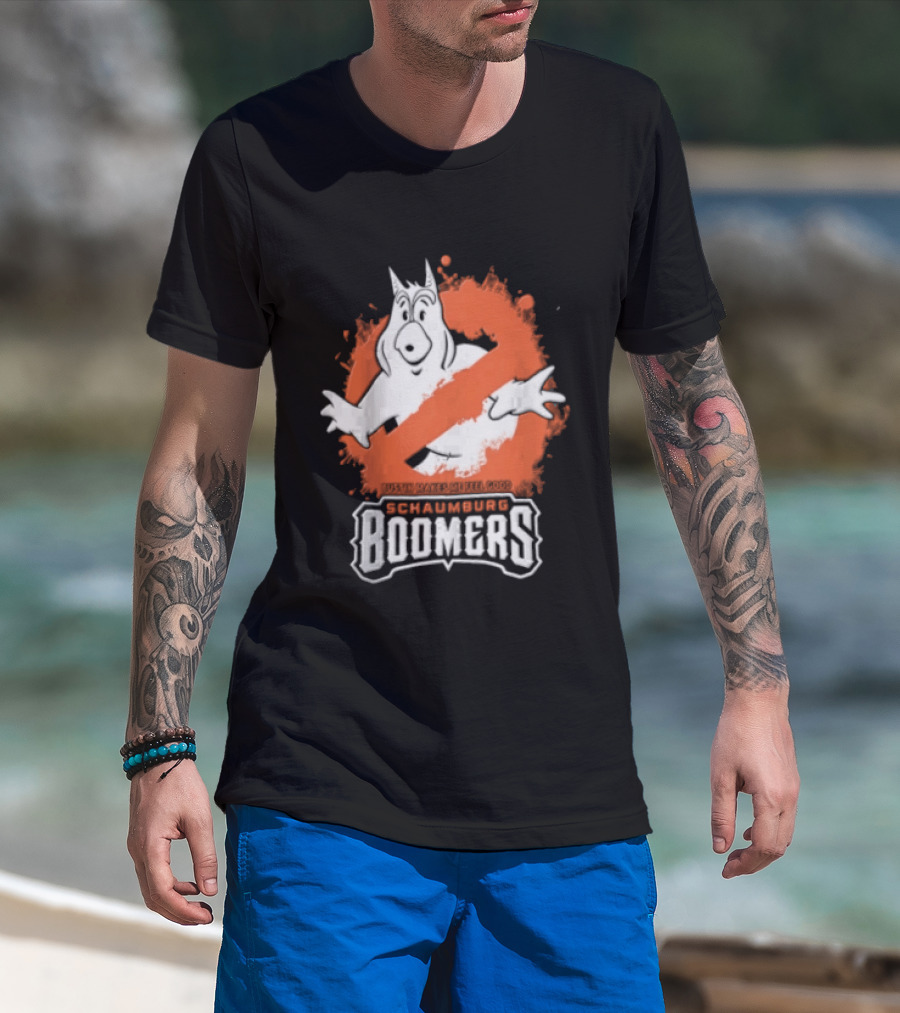 Schaumburg Boomers Bustin Makes Me Feel Good Ghostly T-Shirt