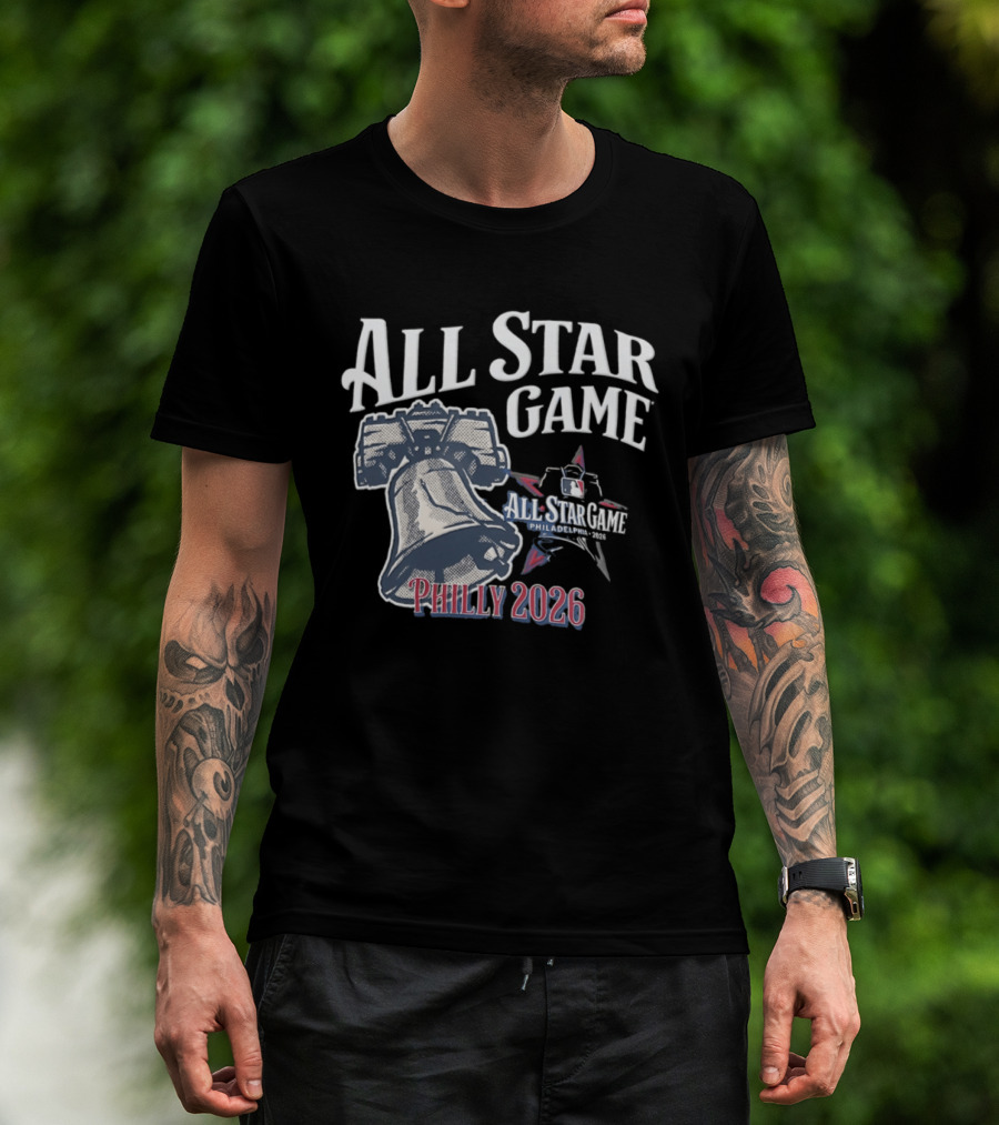 MLB Philadelphia Phillies All Star Game Liberty Bell Philly 2026 T-Shirt