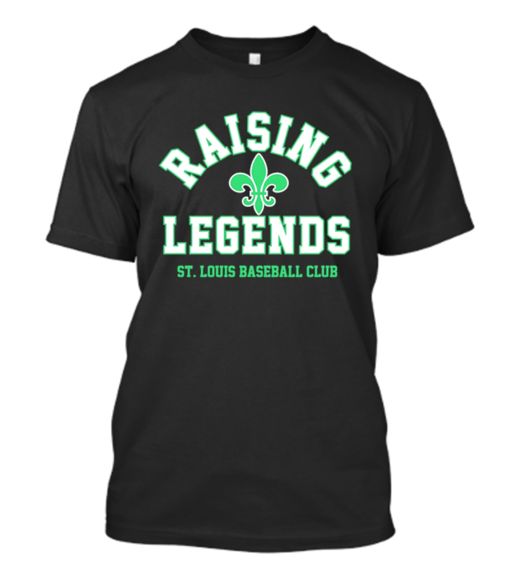 Raising Legends St. Louis Baseball Club Fleur De Lis T-Shirt
