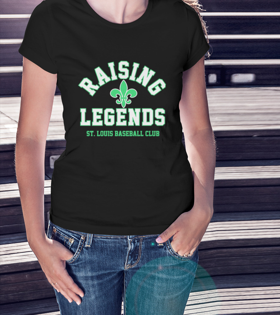 Raising Legends St. Louis Baseball Club Fleur De Lis T-Shirt