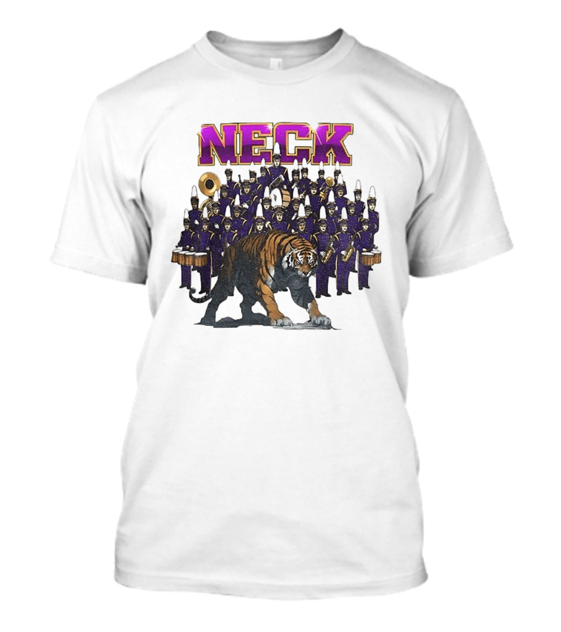 LSU Tigers Neck Marching Band Louisiana State University T-Shirt