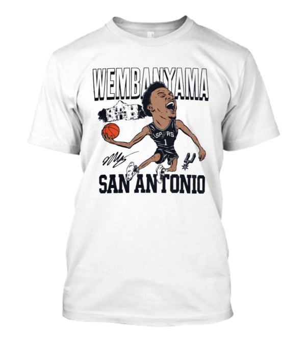 Wembanyama San Antonio Basketball Spurs Texas T-Shirt