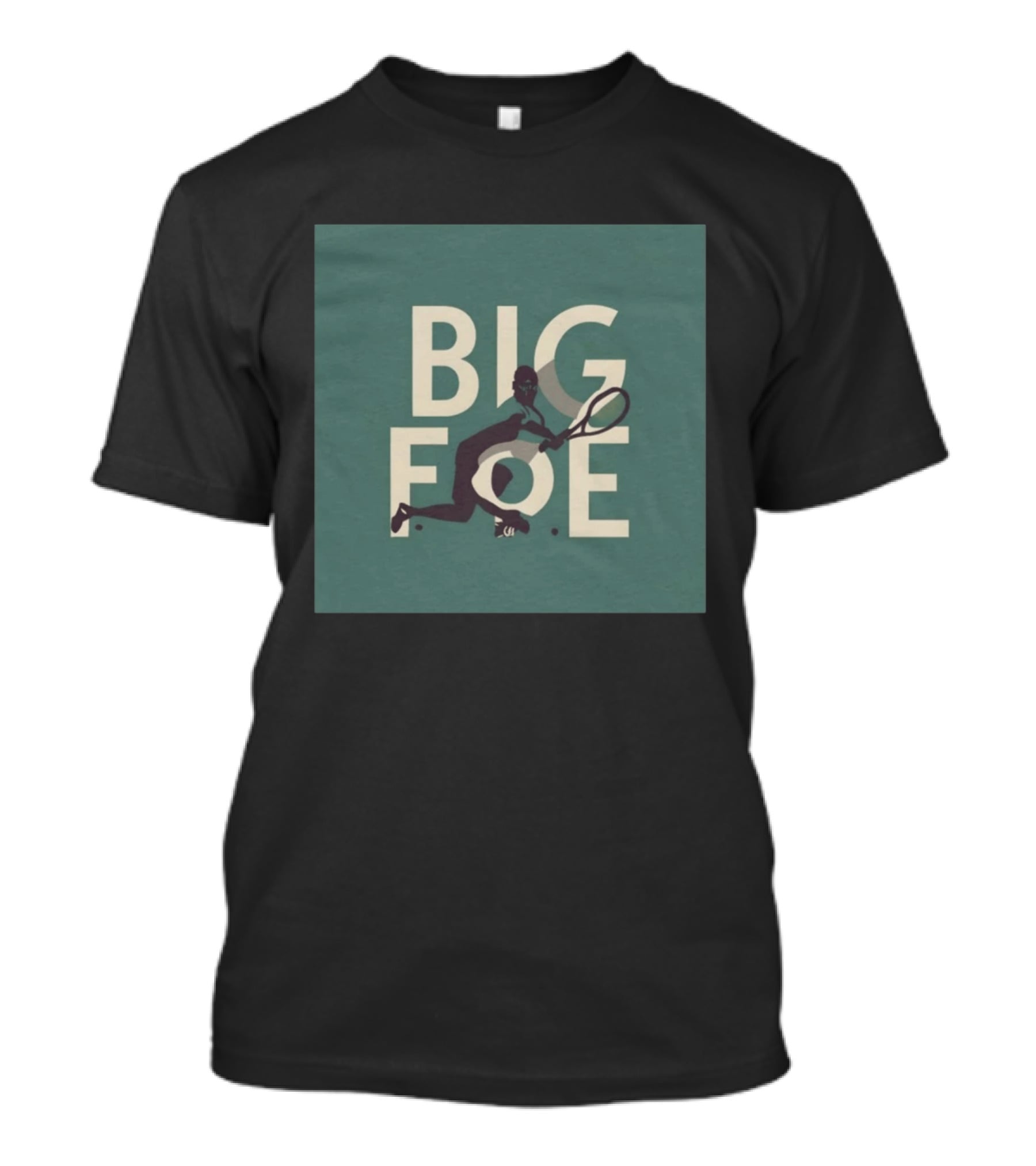 BIG FOE Frances Tiafoe Tennis Player Men's Cotton T-Shirt