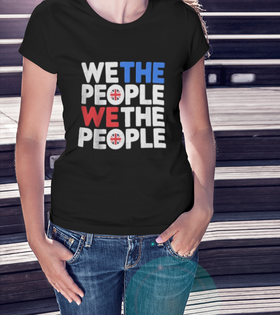 We The People UK British Flag Union Jack T-Shirt