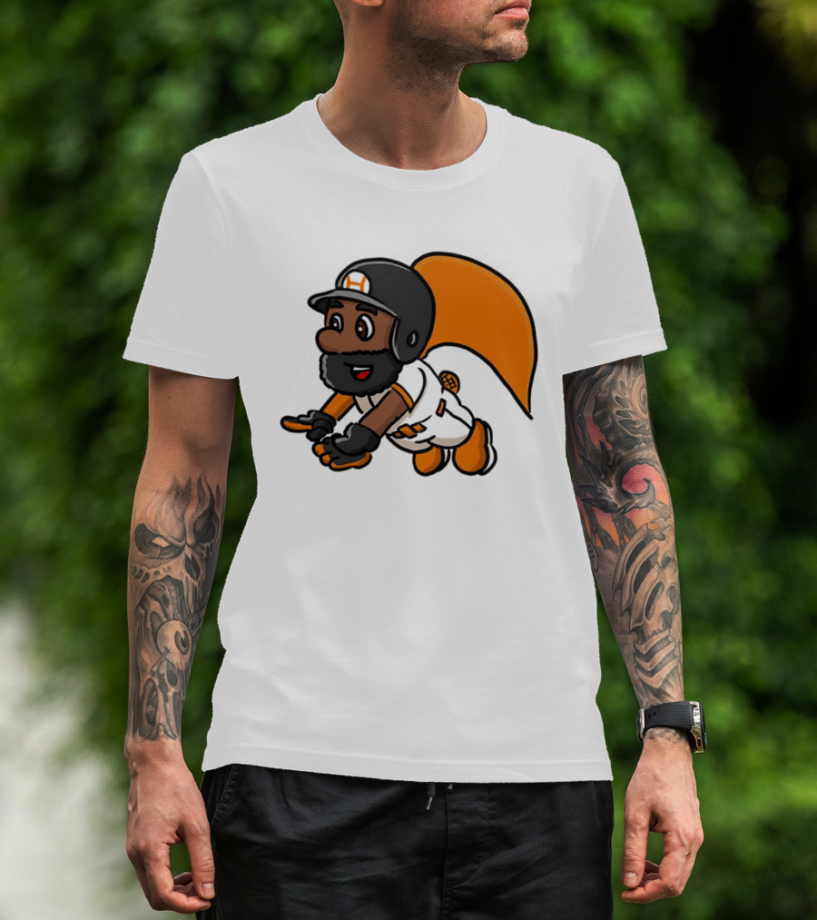 Super Baseball Bros Diving Catch Gamer Parody Superhero Player T-Shirt