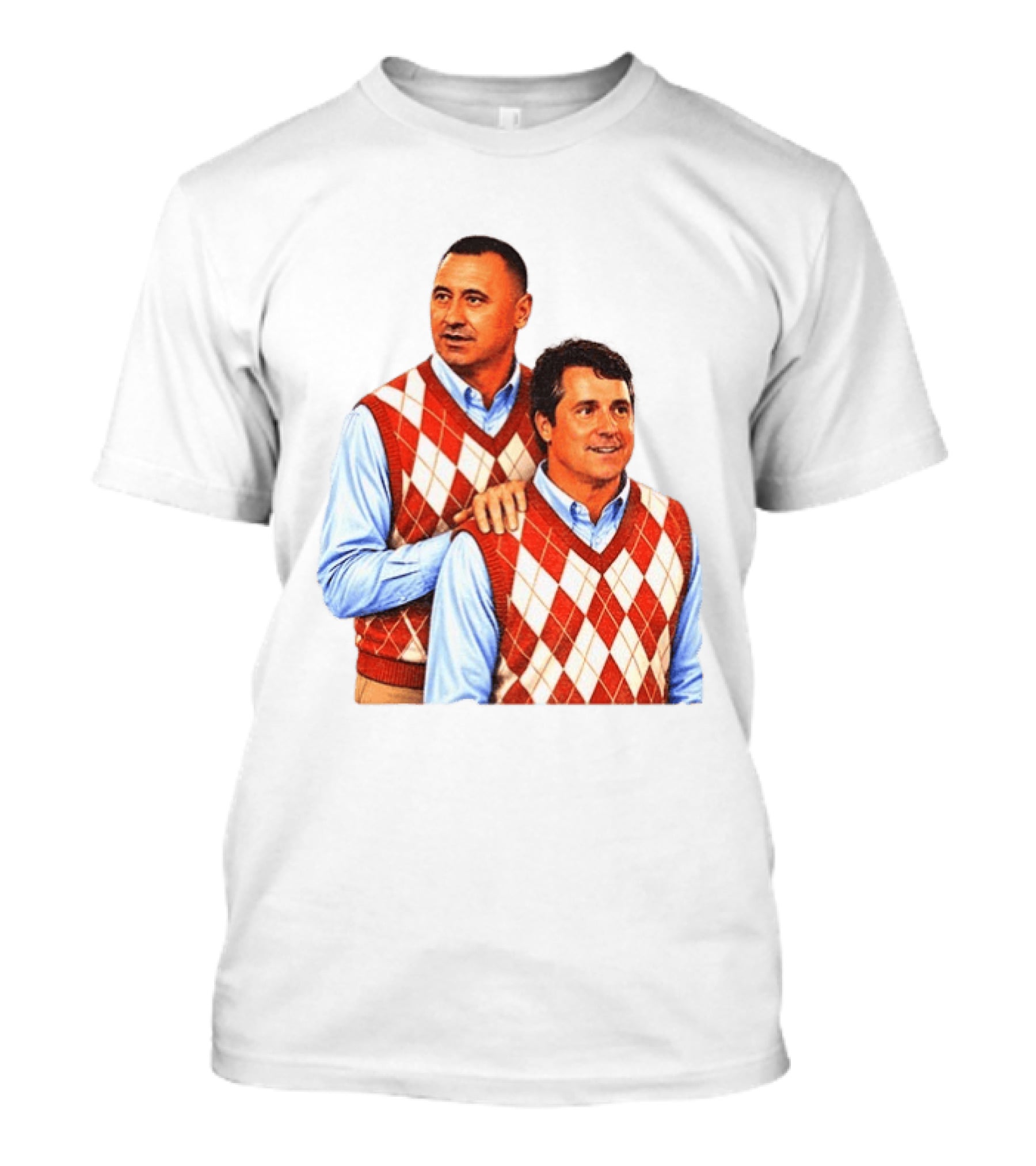 Texas Longhorns Football Coach Step Brothers Argyle Sweater Comedy T-Shirt